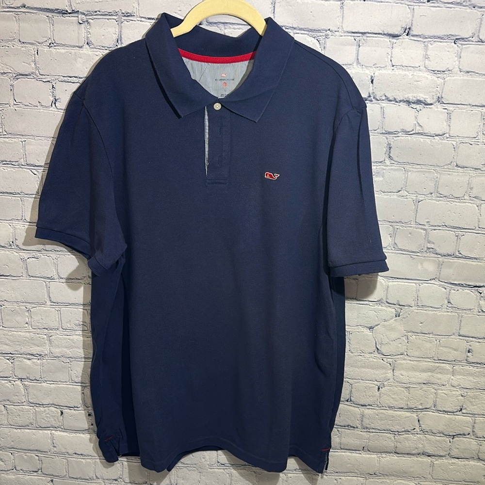 Vineyard Vines For Target Navy Blue Mens Polo Shirt Size L
